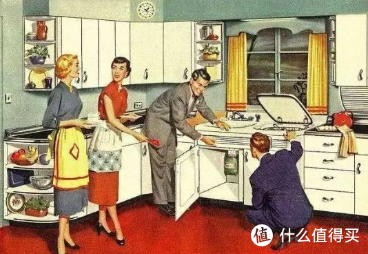 上世纪50年代美国的厨余垃圾处理器广告