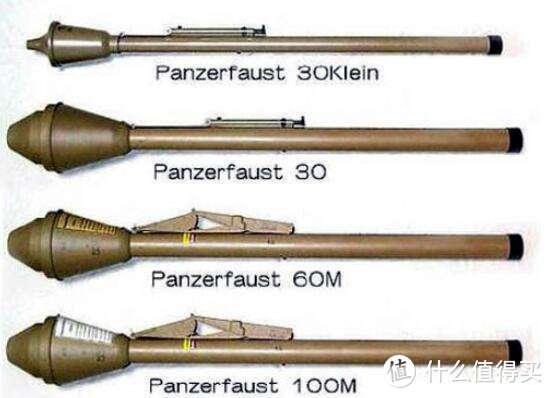 铁拳系列火箭筒（数字代表射程）