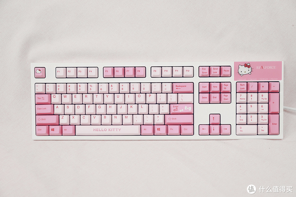 少女心轰炸机——REALFORCE 燃风 &HelloKitty合作款静电容键盘评测