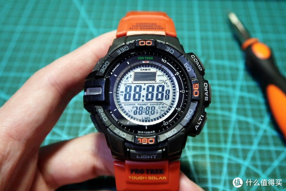 卡西欧Protrek PRG-270登山表开盖检修