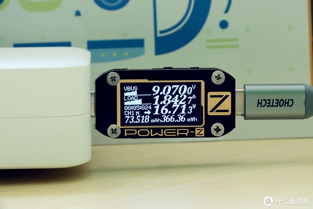CHOETECH 65W氮化镓充电头评测:外形小巧携带方便！