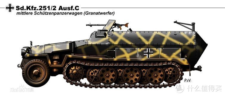 sd.kfz.251半履带轻型装甲车
