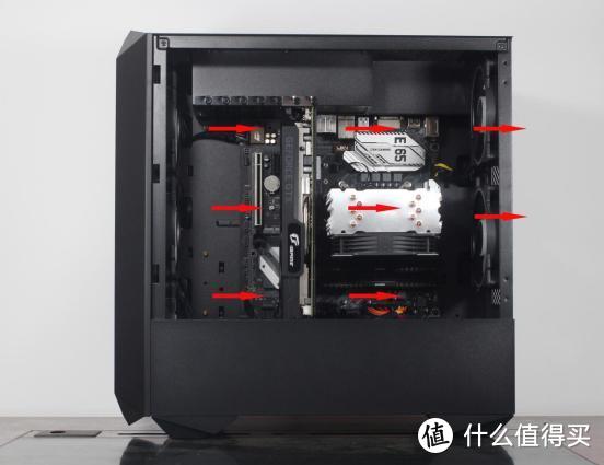 ATX2.0与ATX3.0机箱烤机温度对比测试，竖装显卡真的会把风挡死？