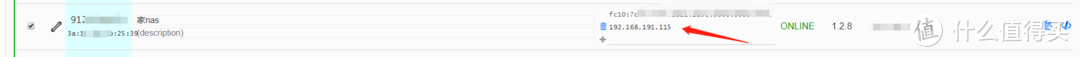 可以看到nas的局域网我设置的是192.168.191.115