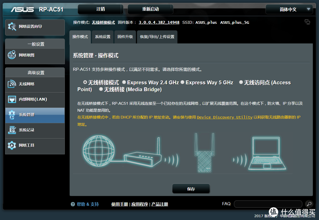 ASUS华硕RP-AC51 AC750M 双频无线中继器 体验