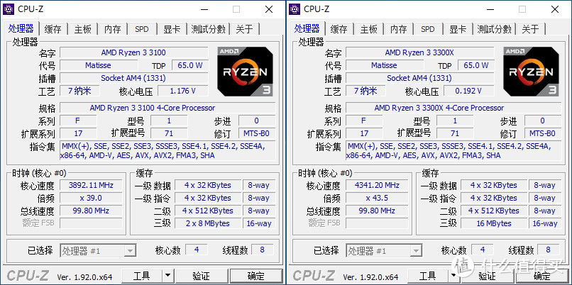 AMD Ryzen 3 3100/3300X首发详细评测，十代酷睿i3的强劲对手？！