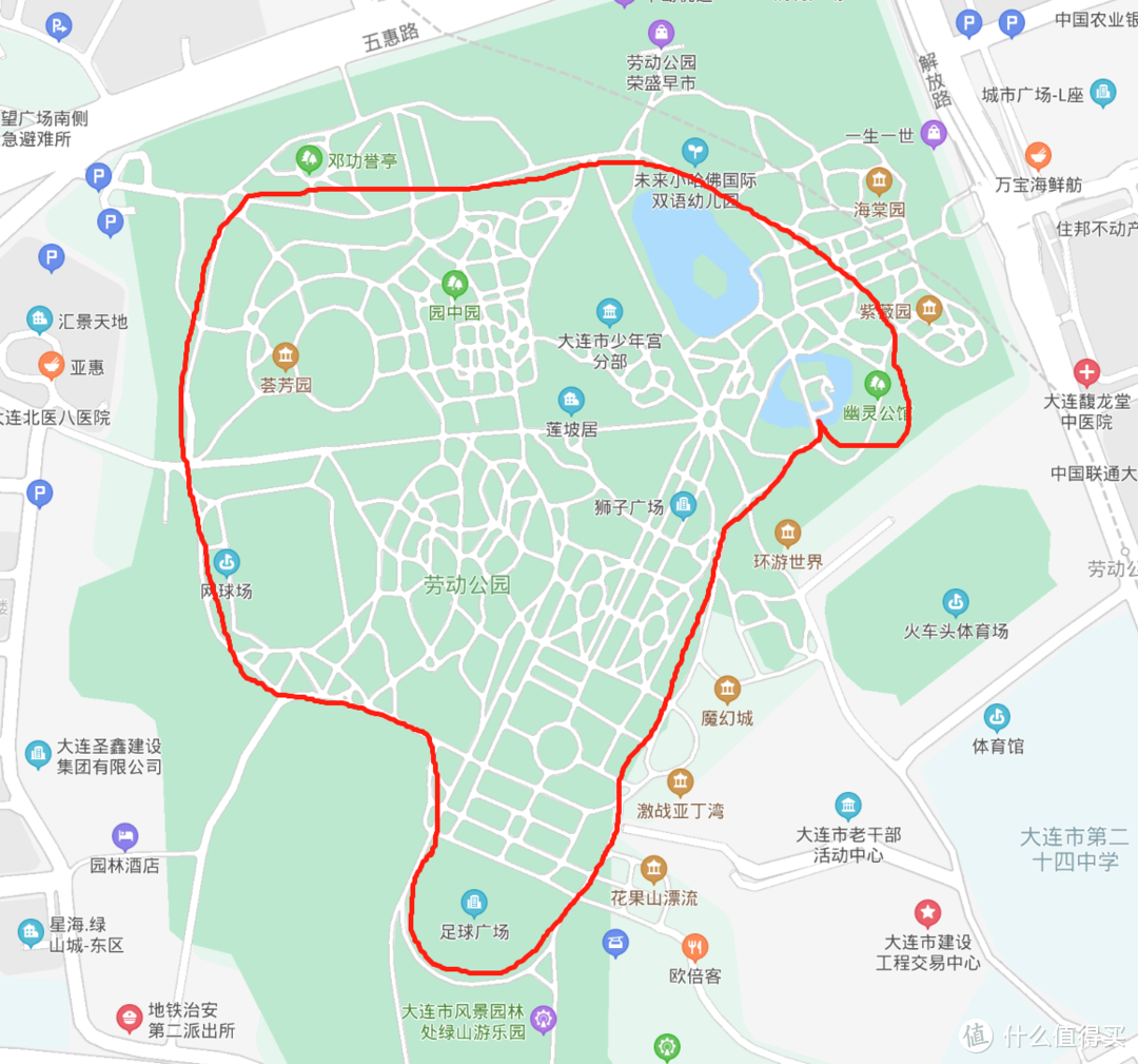 大连，踏青好去处——劳动公园，一个适合散步遛狗赏花的城中绿地~