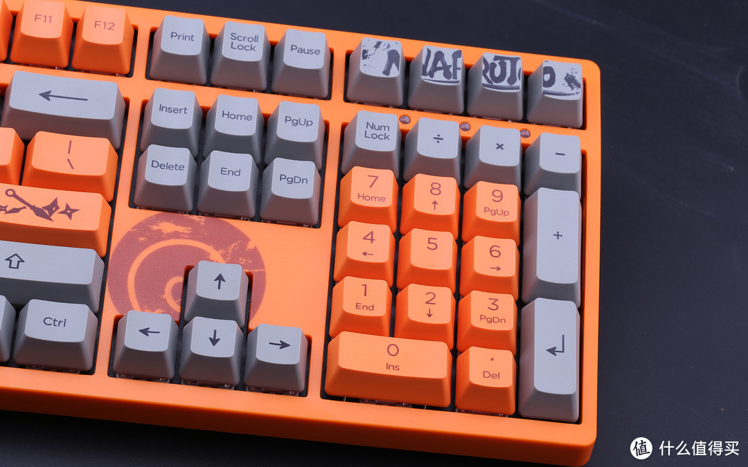 AKKO-记忆中的鸣人 火影忍者疾风传主题机械键盘 108键 漩涡鸣人 橙轴
