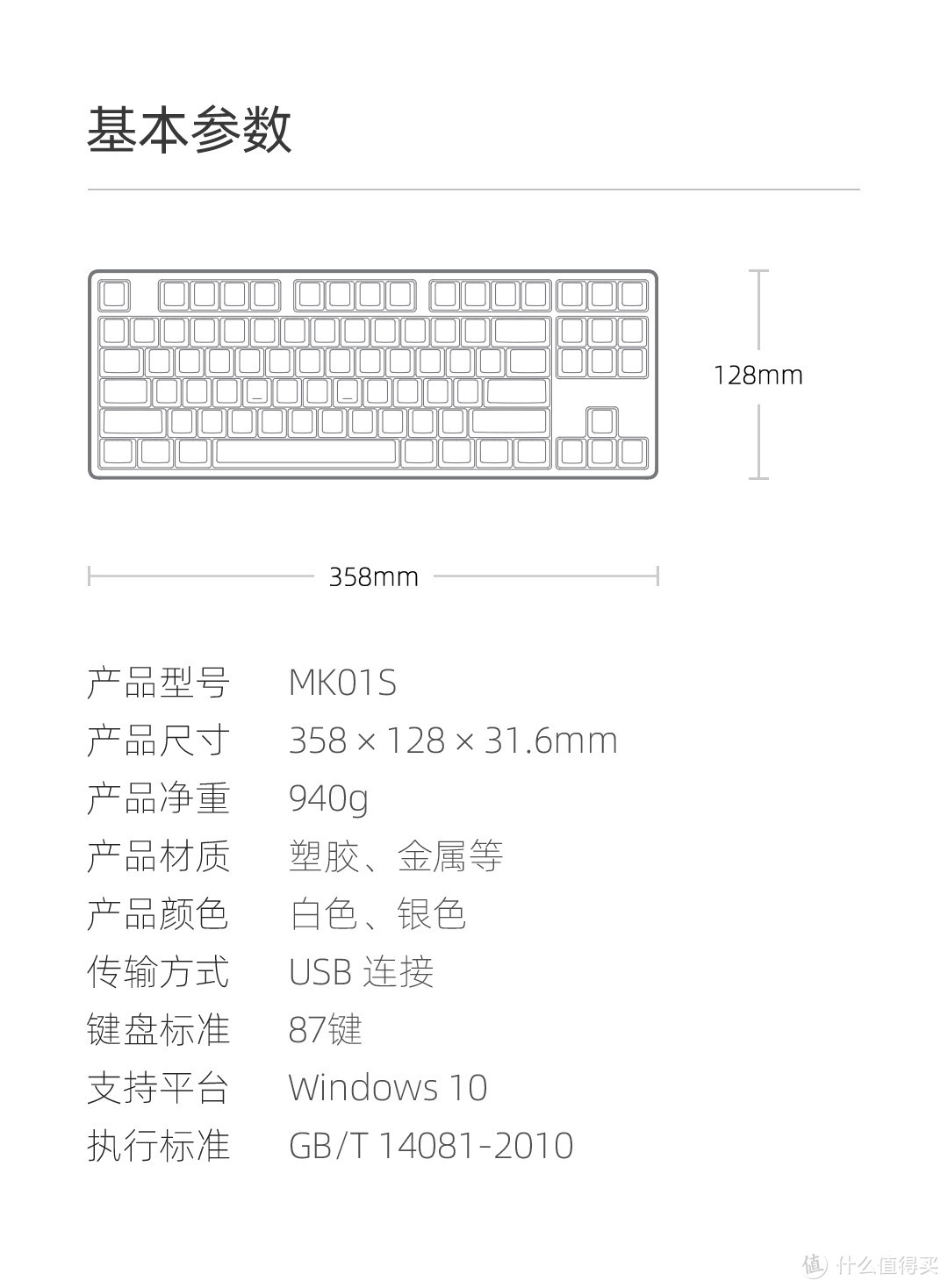 选来选去就是它了，悦米MK01S机械键盘87二代TTC红轴（USB Type-C款）开箱简晒