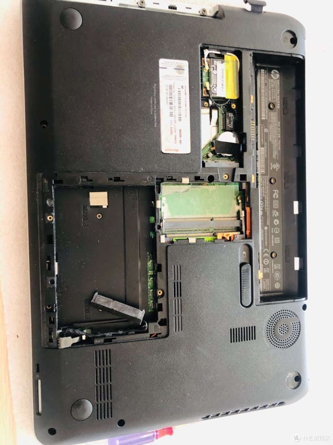 ni惠普dv4笔记本电脑清灰修复安装系统