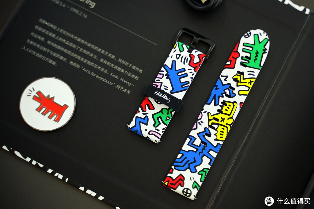 当现代科技融入涂鸦艺术，小米手表 Color Keith Haring 联名款开箱