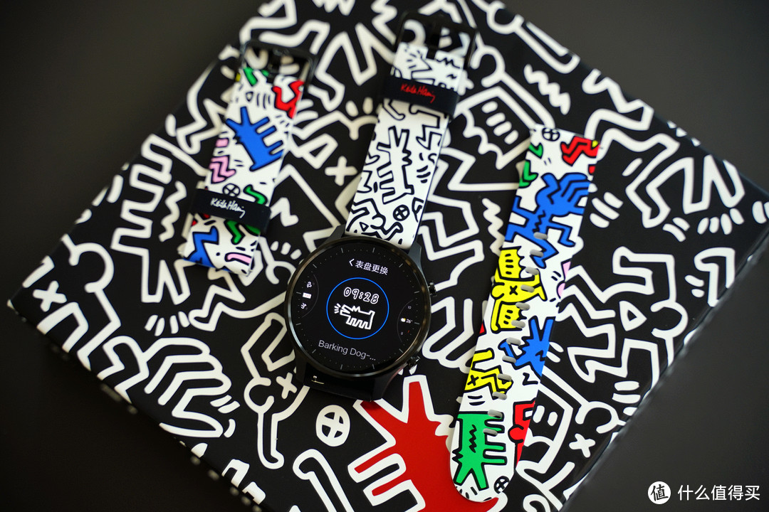 当现代科技融入涂鸦艺术，小米手表 Color Keith Haring 联名款开箱