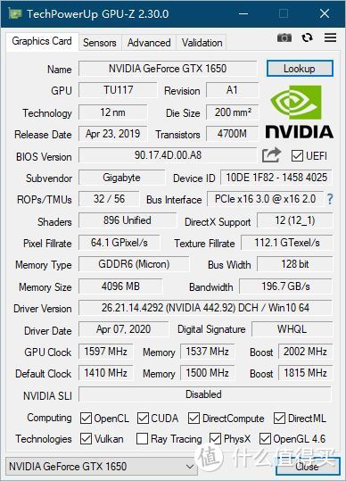 换汤不换药？GTX 1650 EAGLE GDDR6显存版简单超频体验