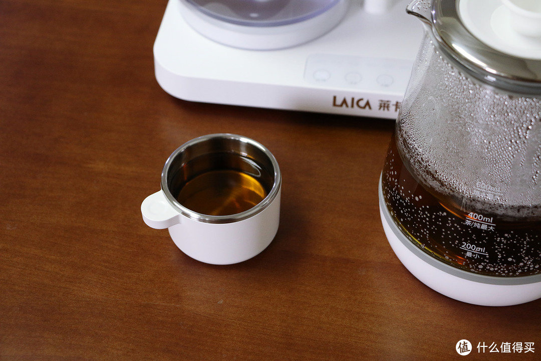 带独立净水壶，一机两用可制作多种茶饮，莱卡净水养生壶体验