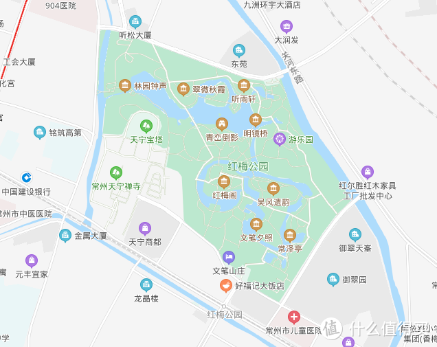 常州市红梅公园地图图片