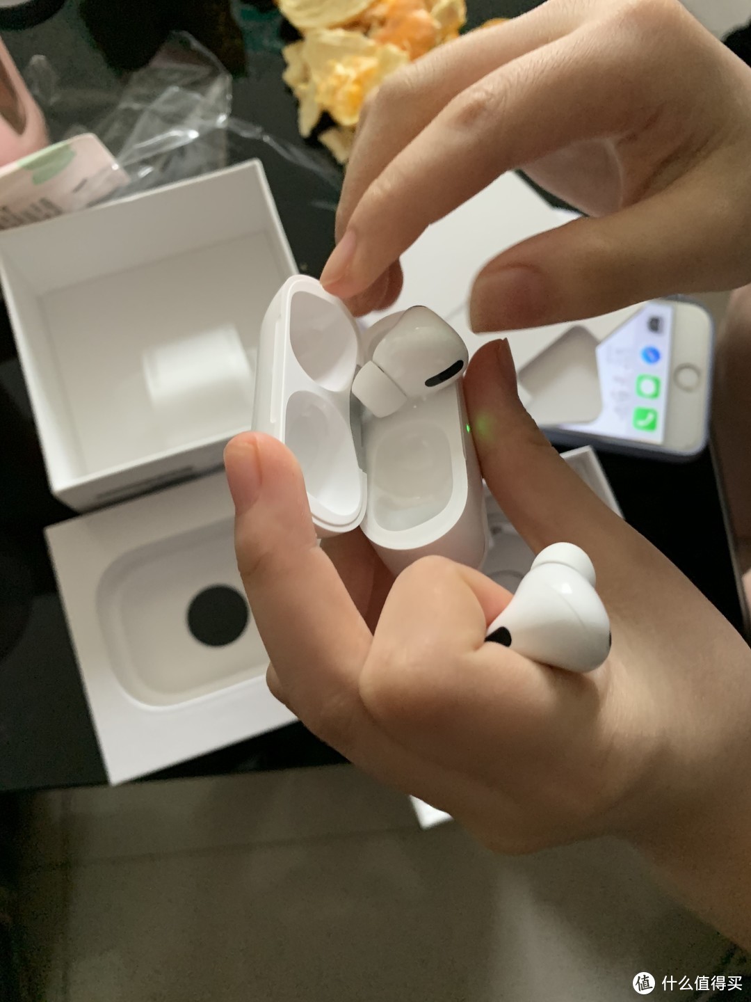 什么值得买&工行visa刷卡活动获奖 airpods pro & 小米24寸旅行箱