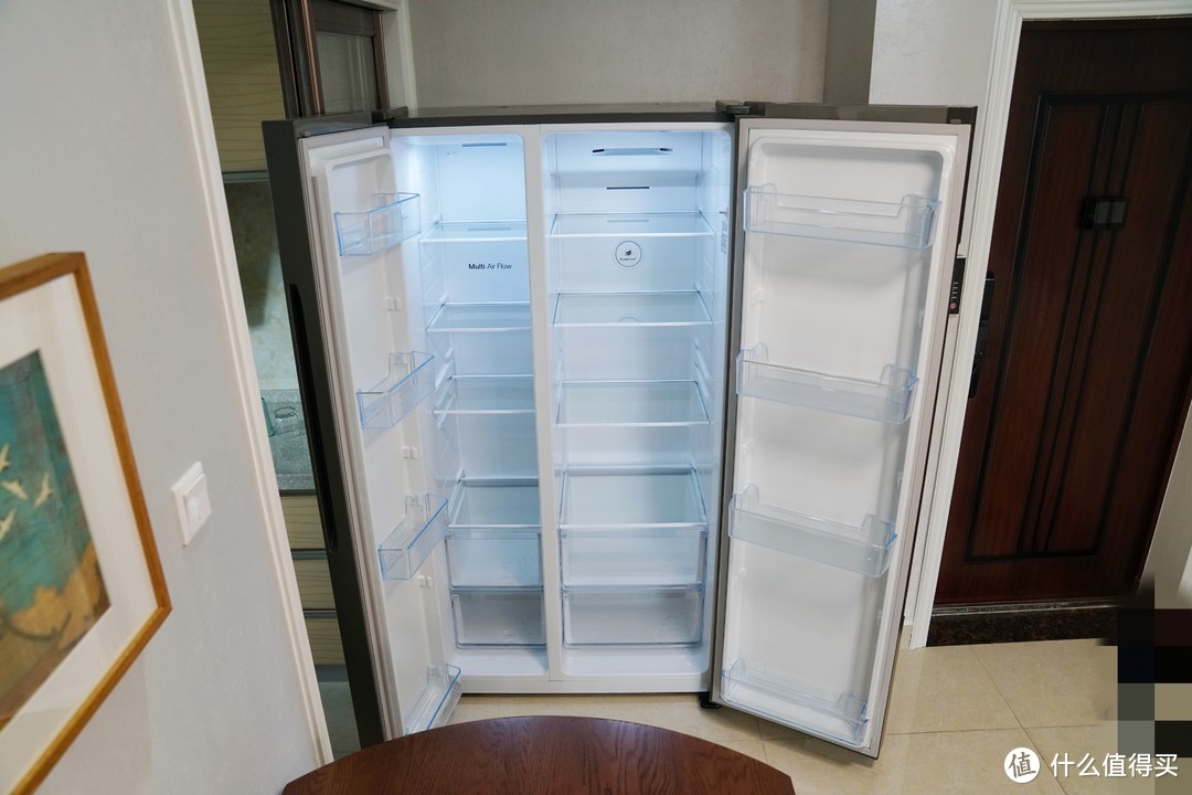 大容量杀菌净味冰箱了解一下！海信食神568升对开门冰箱评测
