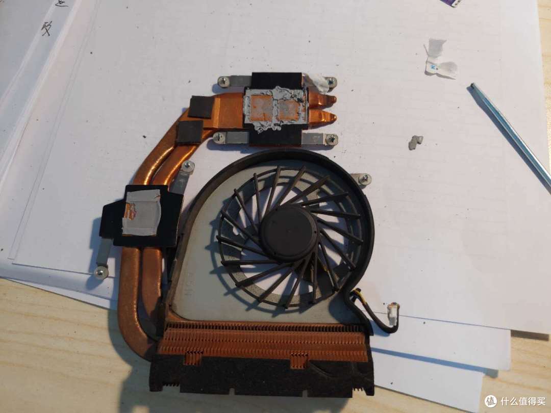 清完灰，再去干净十年老硅脂