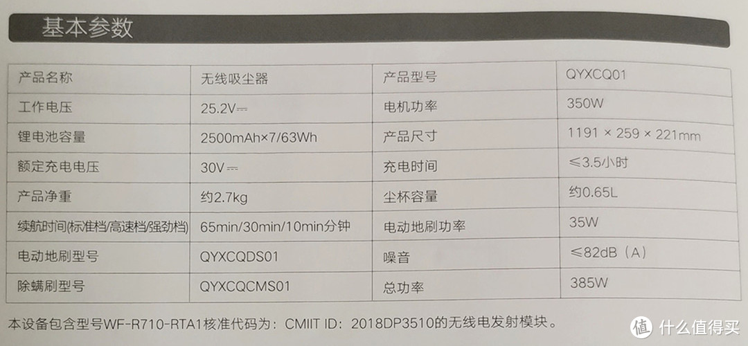 看一下基本参数