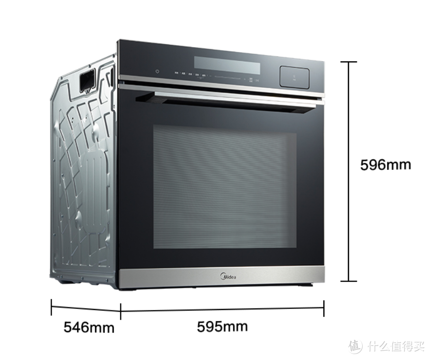 嵌入式蒸烤箱答疑、选购安装提示及实测（以美的72L搪瓷机型为例）
