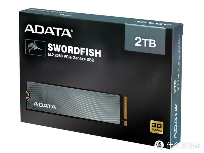 独特水波纹超薄散热片，五年质保：威刚发布 SWORDFISH M.2 SSD