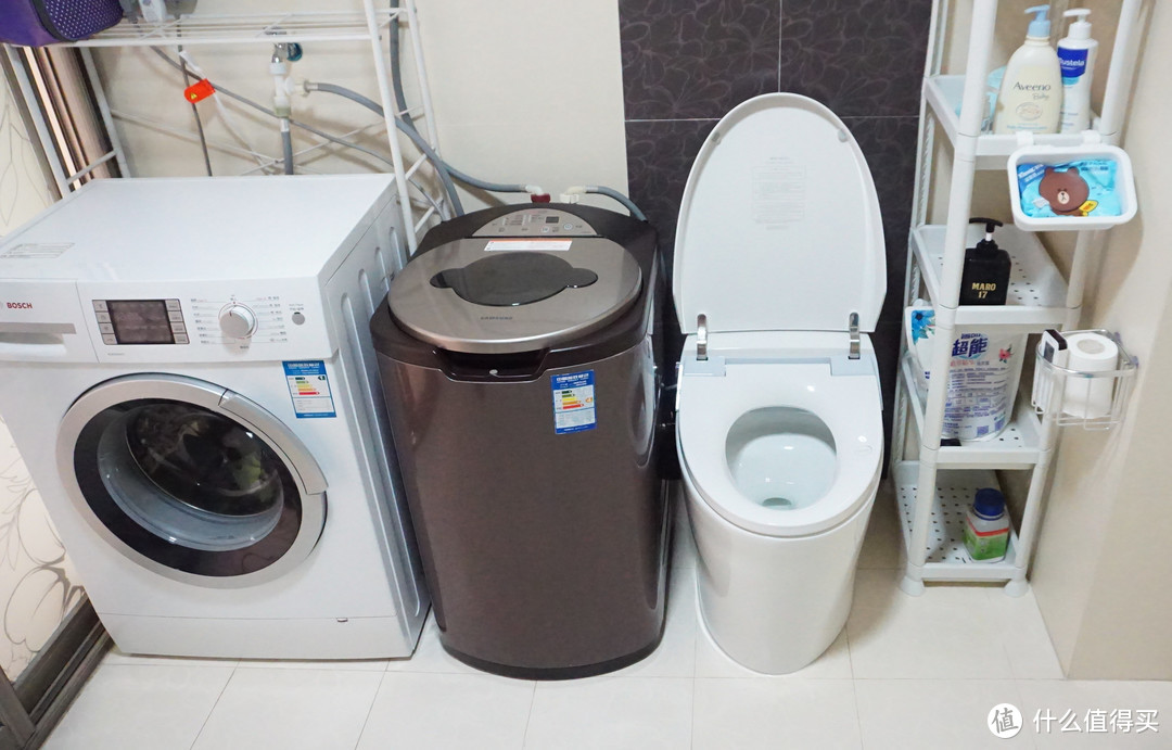 我用3类4款洗衣机槽清洁产品，洗了家里4台洗衣机，准备迎接二胎的到来