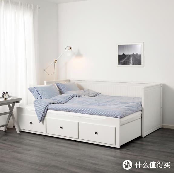 IKEA HEMNES坐卧两用床