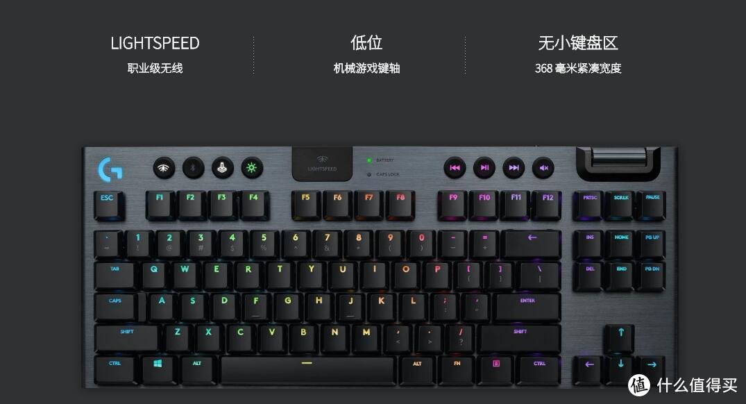 1699元 罗技G913 TKL无线RGB机械键盘上市