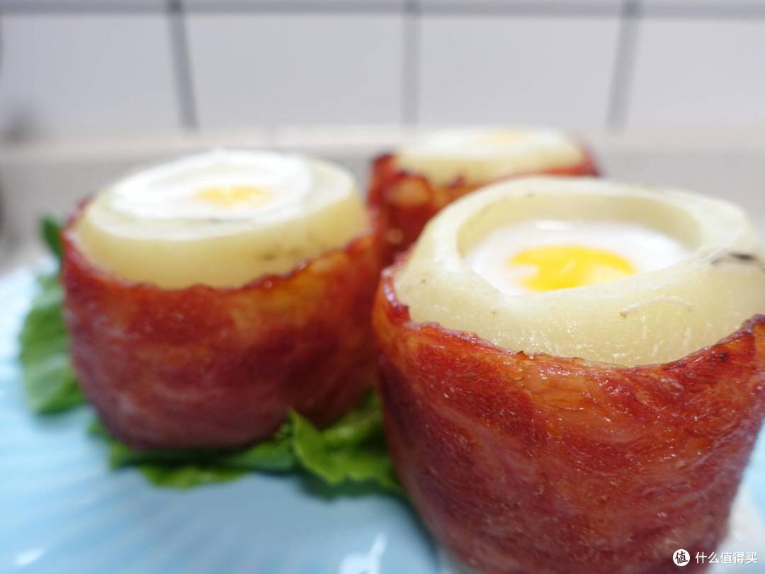 蒸烤箱+培根能玩出什么花样？吃播现场直播烤花式培根卷