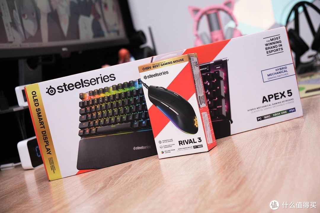 爷青回！入手赛睿Apex5机械键盘＆Rival3鼠标