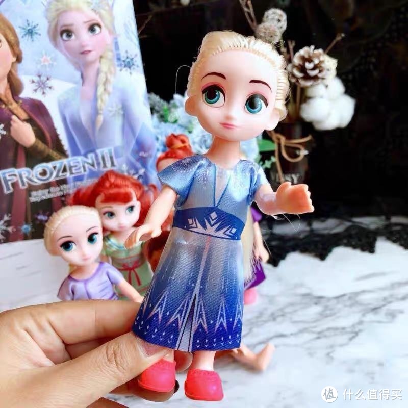 冰雪奇缘公主玩偶一套6个。送女儿礼物，最合适的61儿童节