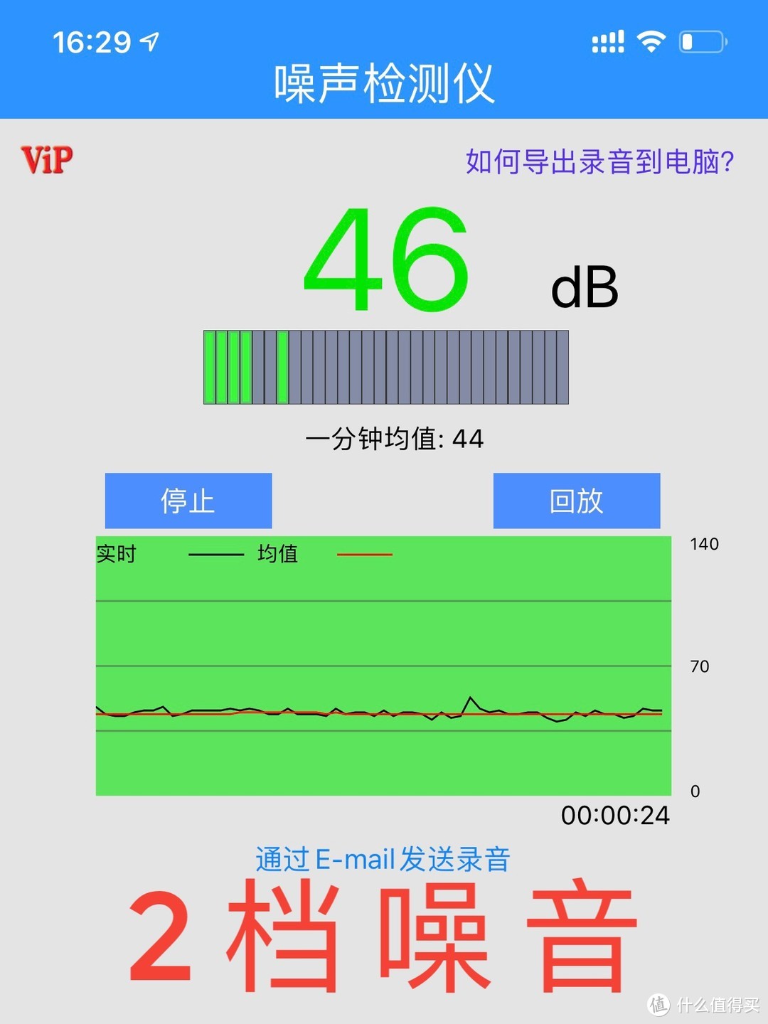 2档噪音值44分贝