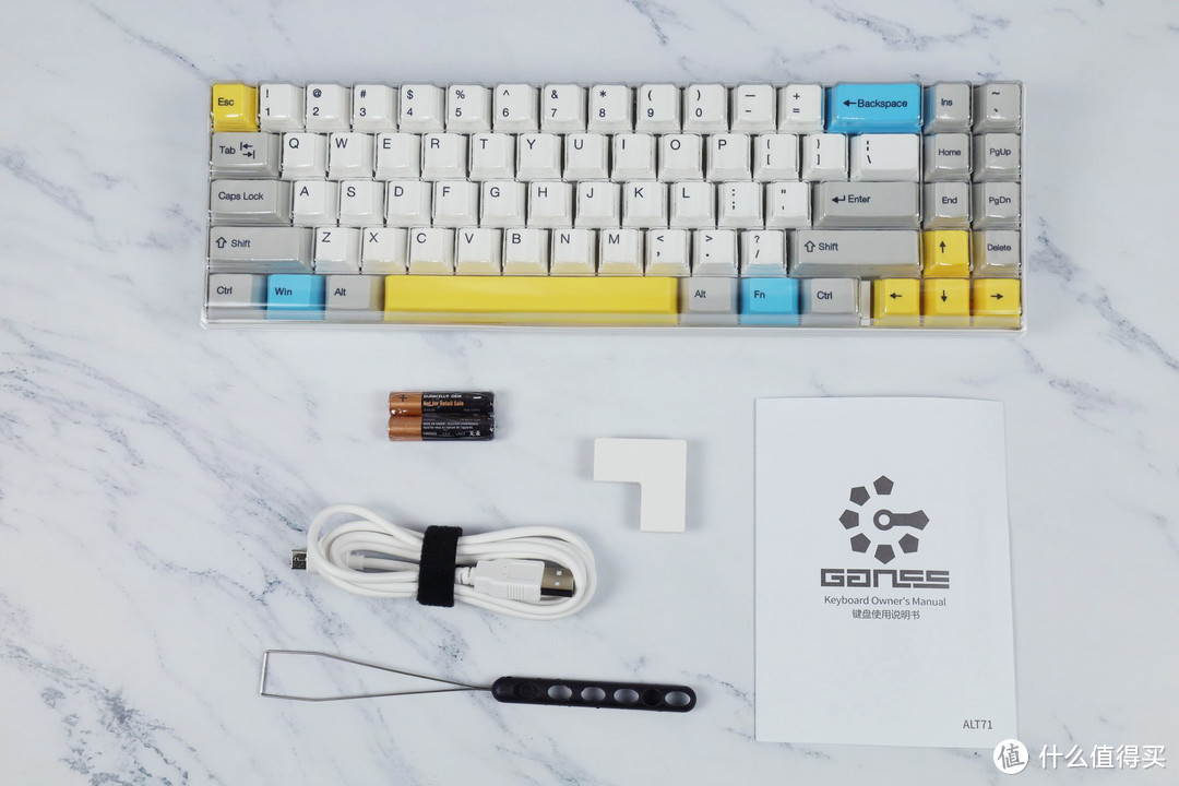 桌面无线化-高斯ALT71D无线蓝牙机械键盘开箱分享