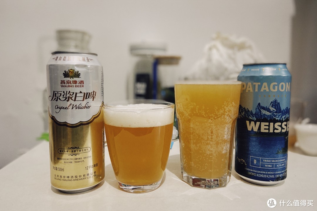 燕京原浆白啤 VS 帕塔白啤