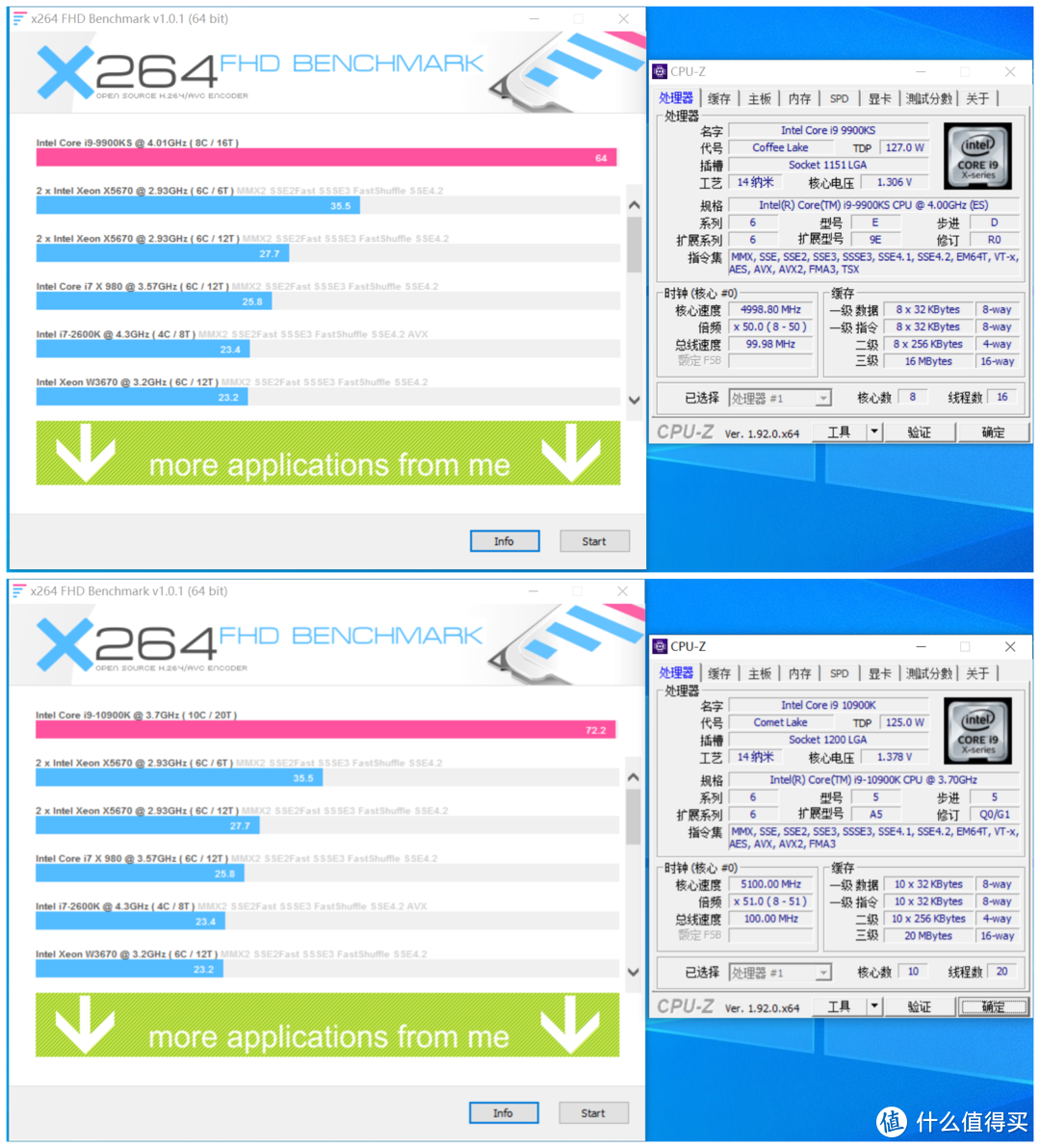 新旧旗舰大对决 i9 10900K对决i9 9900KS