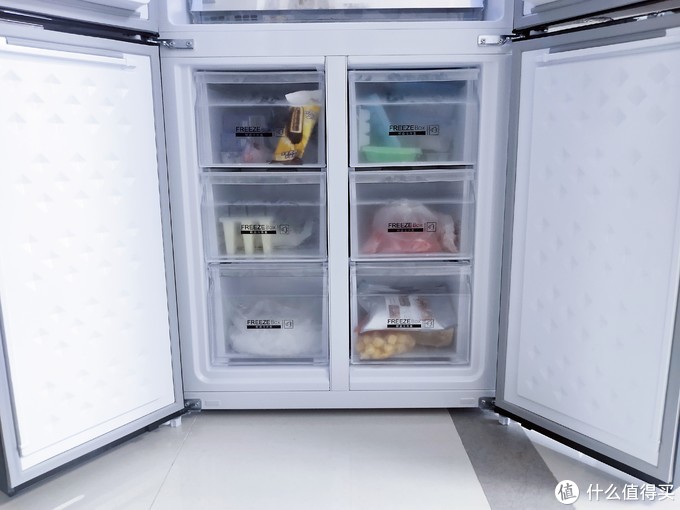 好冰箱，高颜值、大容量、长效保鲜、节能省电我全都要！—美菱M鲜生黛蓝灰冰箱