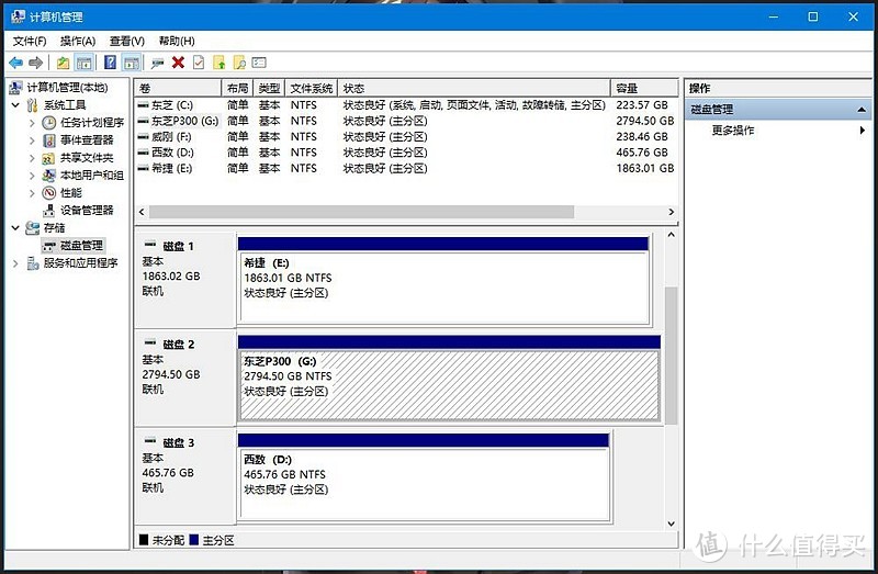 垂直PMR、3TB大容量，东芝P300机械硬盘够我用三年了