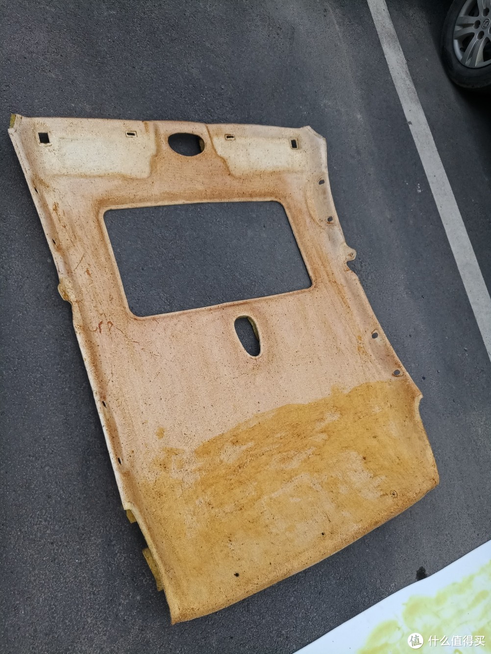 两面刷胶,错误示范