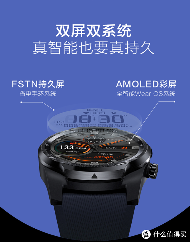 双屏真智能手表  TicWatch Pro 2020新款 4G版晒单