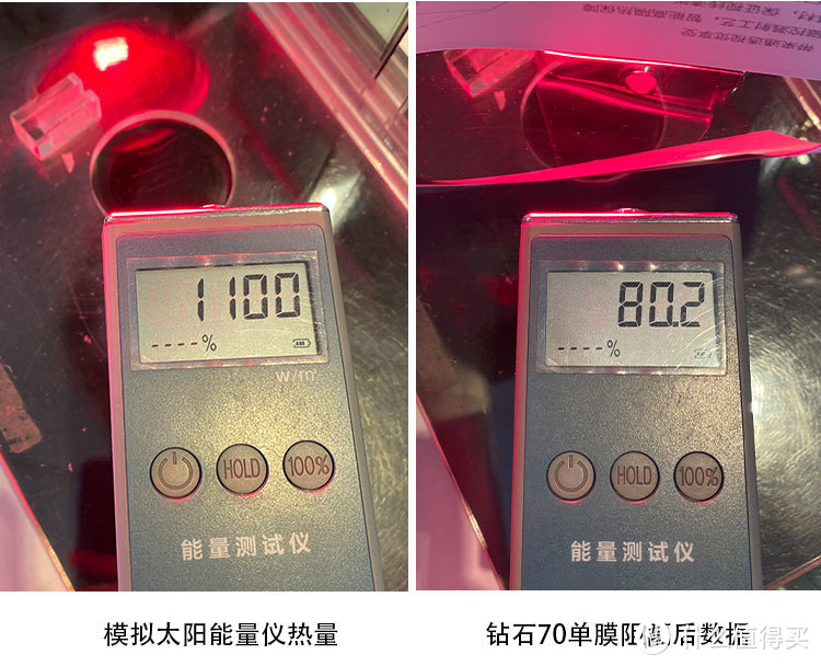 前档钻石70单膜测试数据