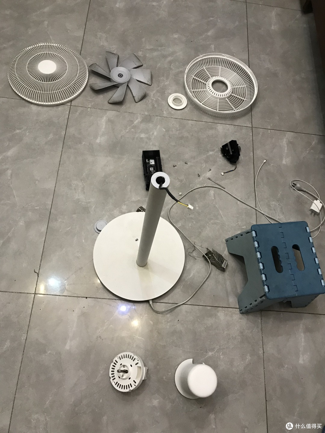 另附拆机图!_电风扇_什么值得买