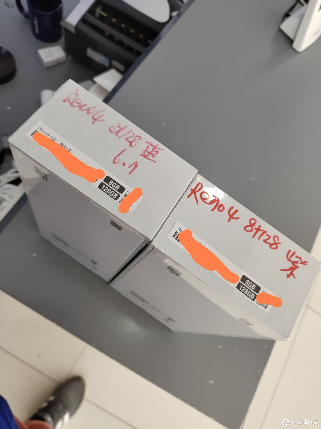 opporeno4晶钻蓝新鲜开箱