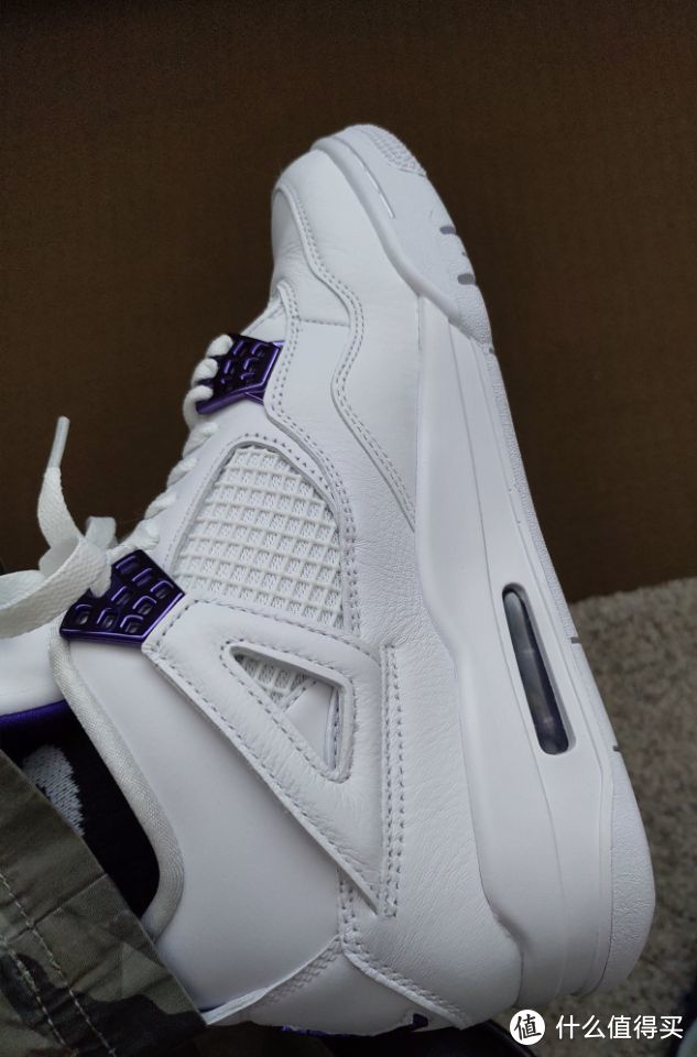 纯粹之美，Air Jordan 4 白紫 "Purple Metall