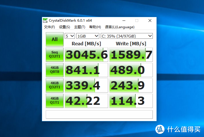 SN750 1G读写 测试