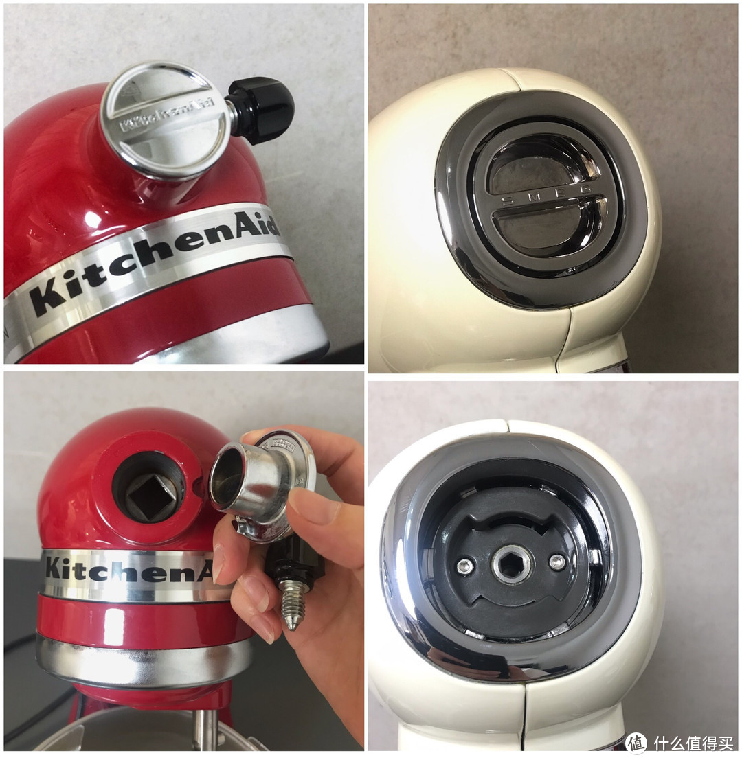 左Kitchenaid / 右SMEG