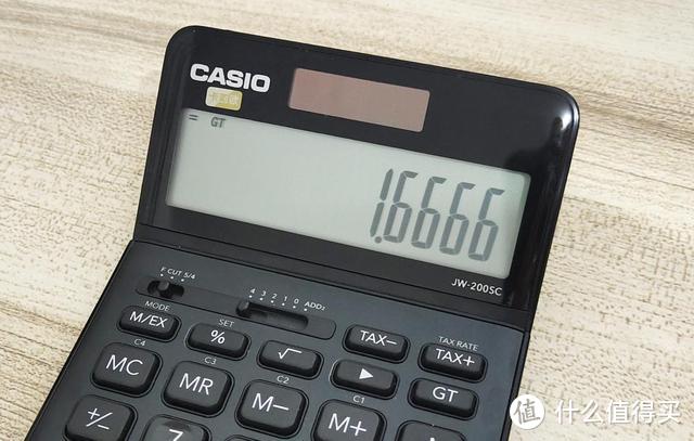 计算器也看颜值了，卡西欧JW-200SC计算器，税率汇率轻松算