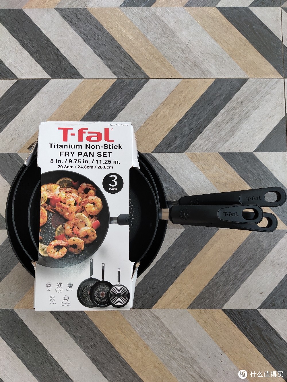 T-fal 特福 平底不粘锅三件套 开箱