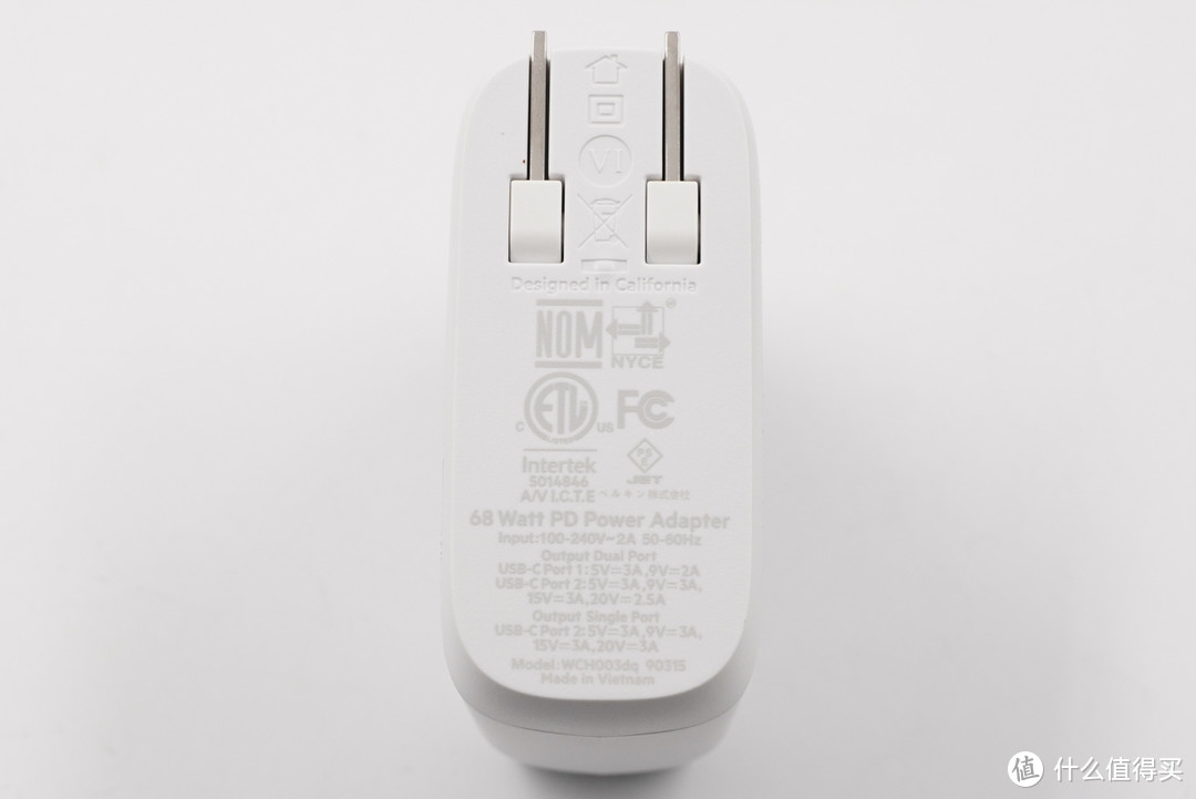 拆解报告：Belkin贝尔金双USB-C口68W氮化镓快充充电器