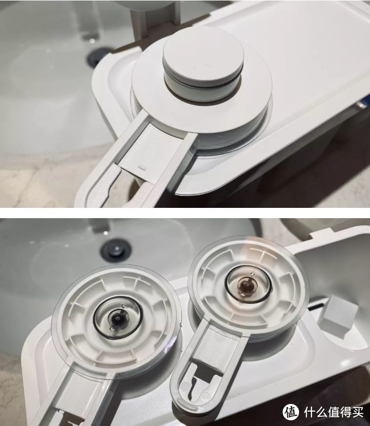 倒置沥水的洗漱杯，让你的台面更加整洁-  全格磁吸式牙刷杯架