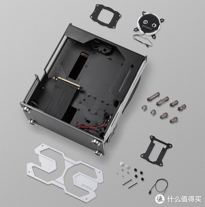 CNC铝制用料、个性分舱结构：ZADAK扎达克 发布MOAB II ELITE M-ATX水冷机箱